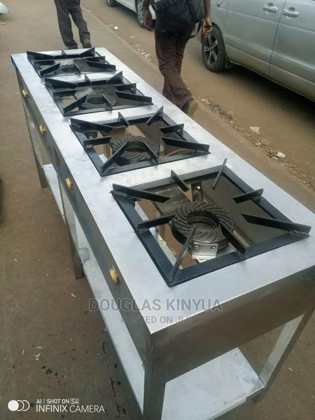 Four Burners Stainless Steel Gas Cooker(Commercial Cooker)