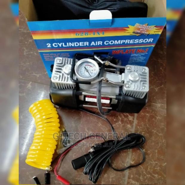 Digital Tyre Inflatordouble Cylinder Portable Air Compressor - main view