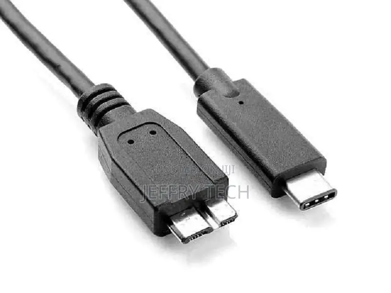 1 Meter Male USB Type C to Micro B USB 3 Male Cable (Externa