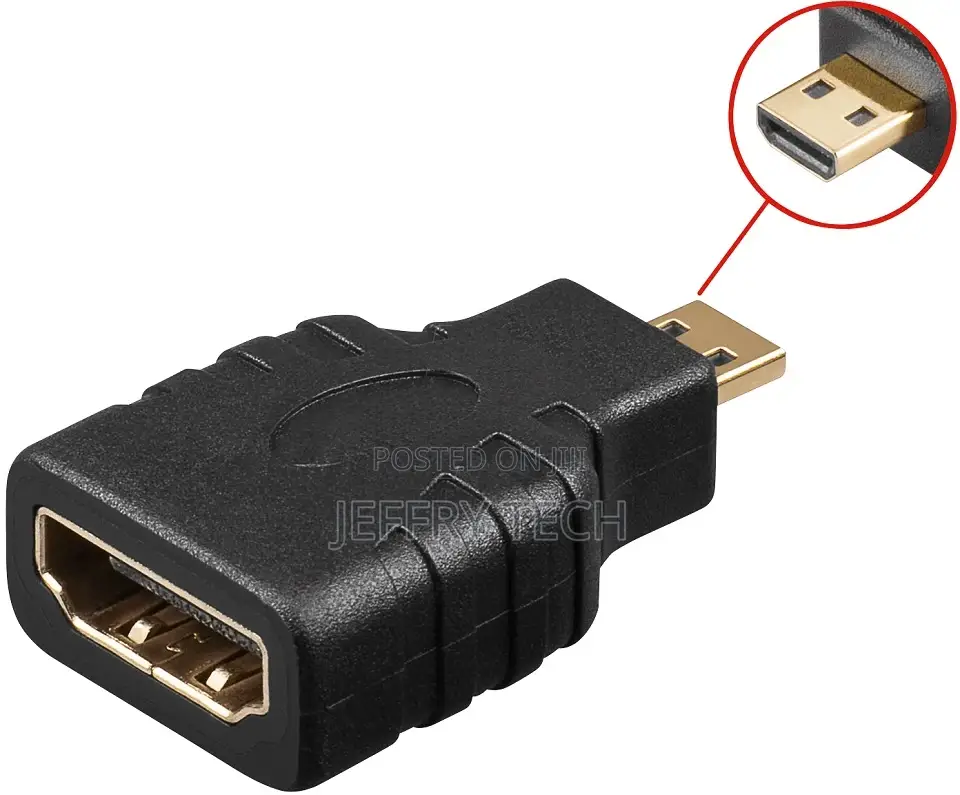 Female HDMI to Micro HDMI Male Adapter