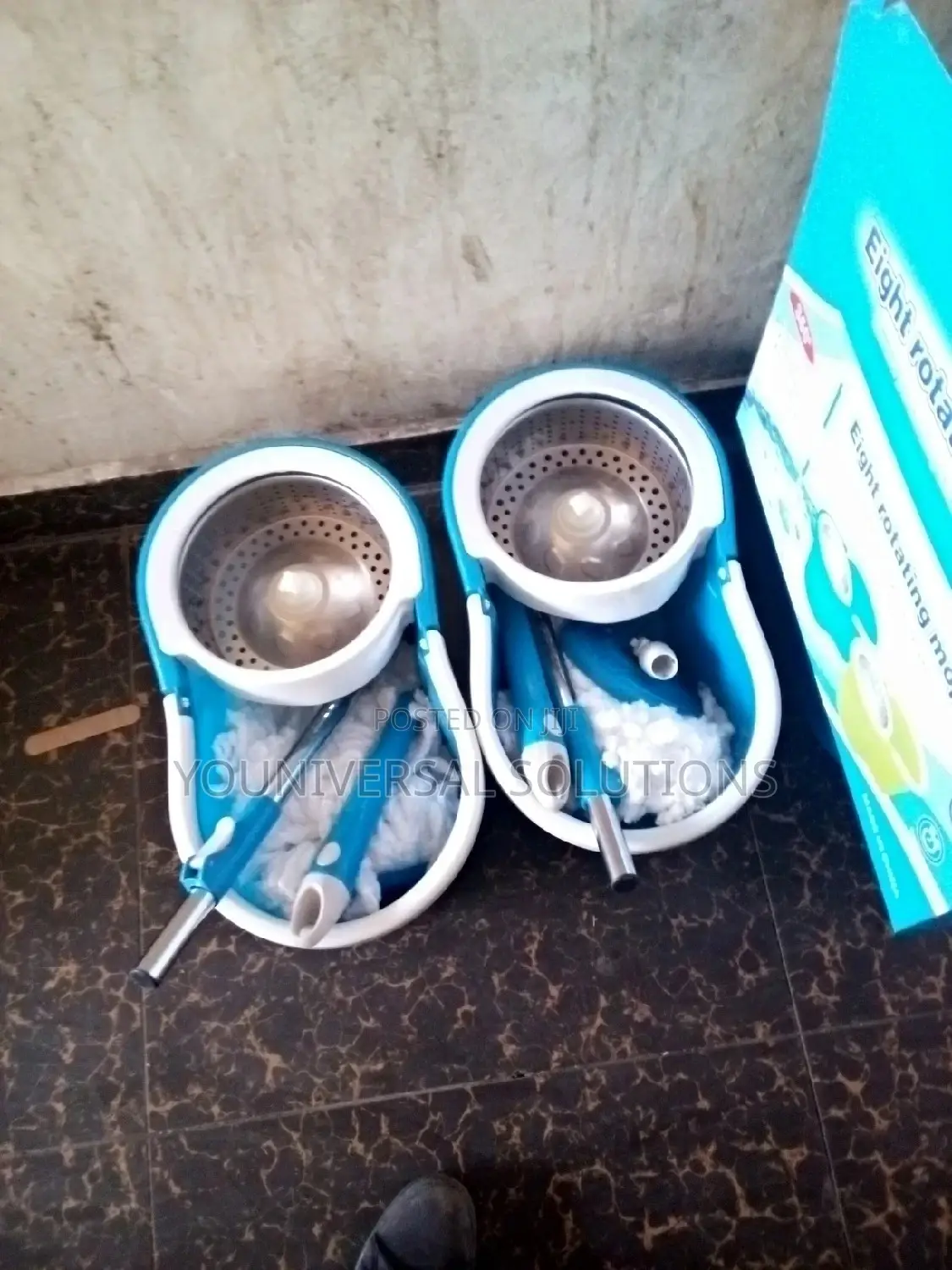 Brand New Blue Spin Mop