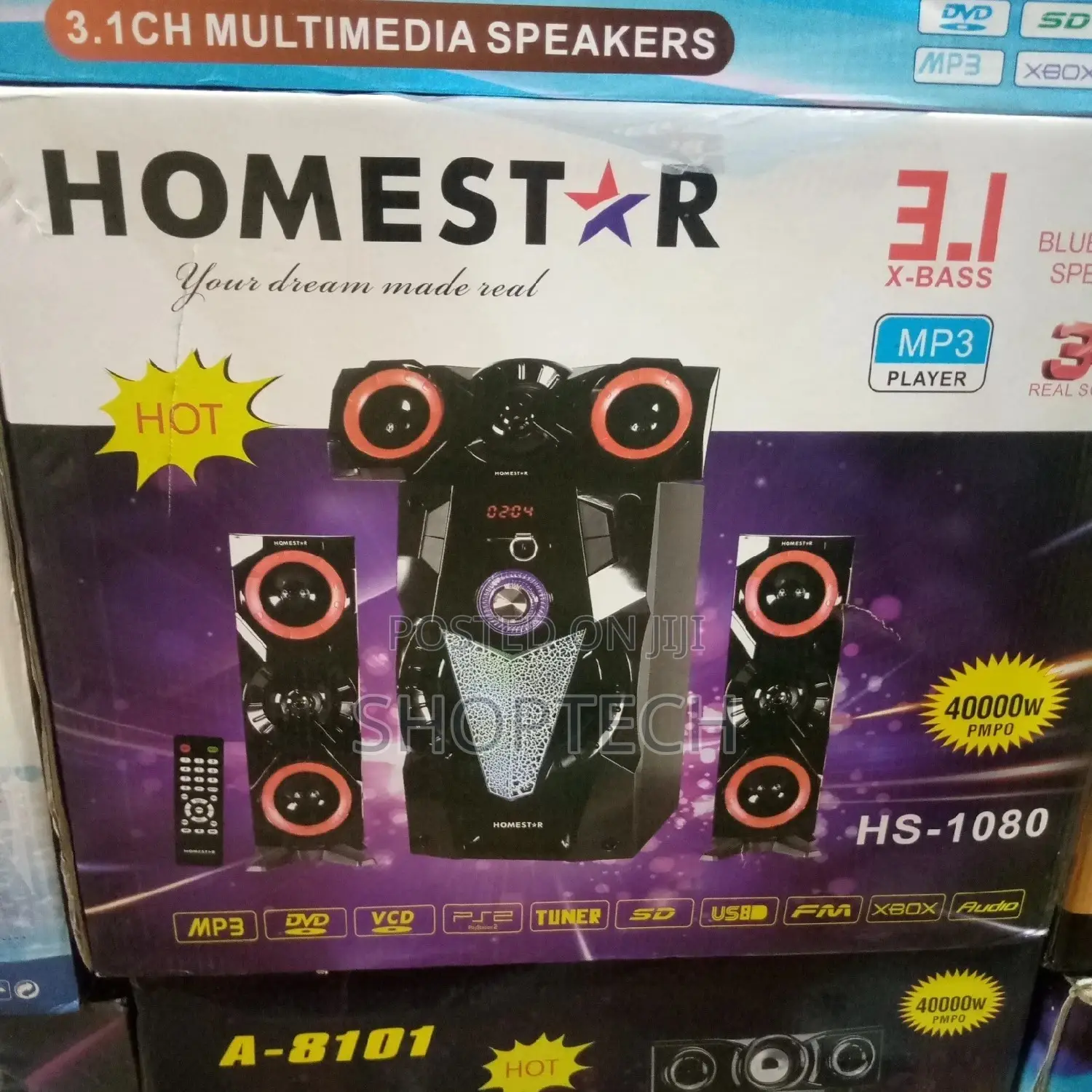 40000 Watts 3.1ch Homestar Multimedia Speaker Woofers