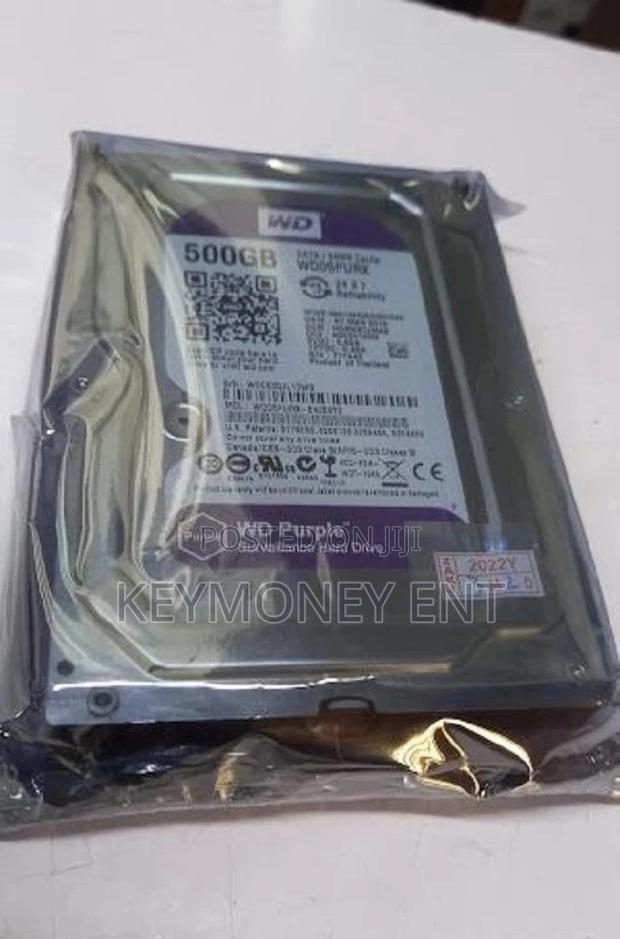 500GB Surveillance WD Purple Hard Drive