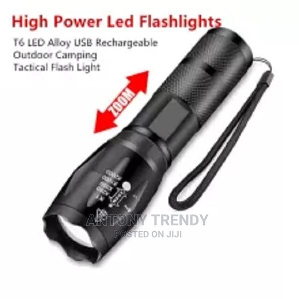 Portable Powerful XML-T6 LED Flashlight Waterproof. - main view