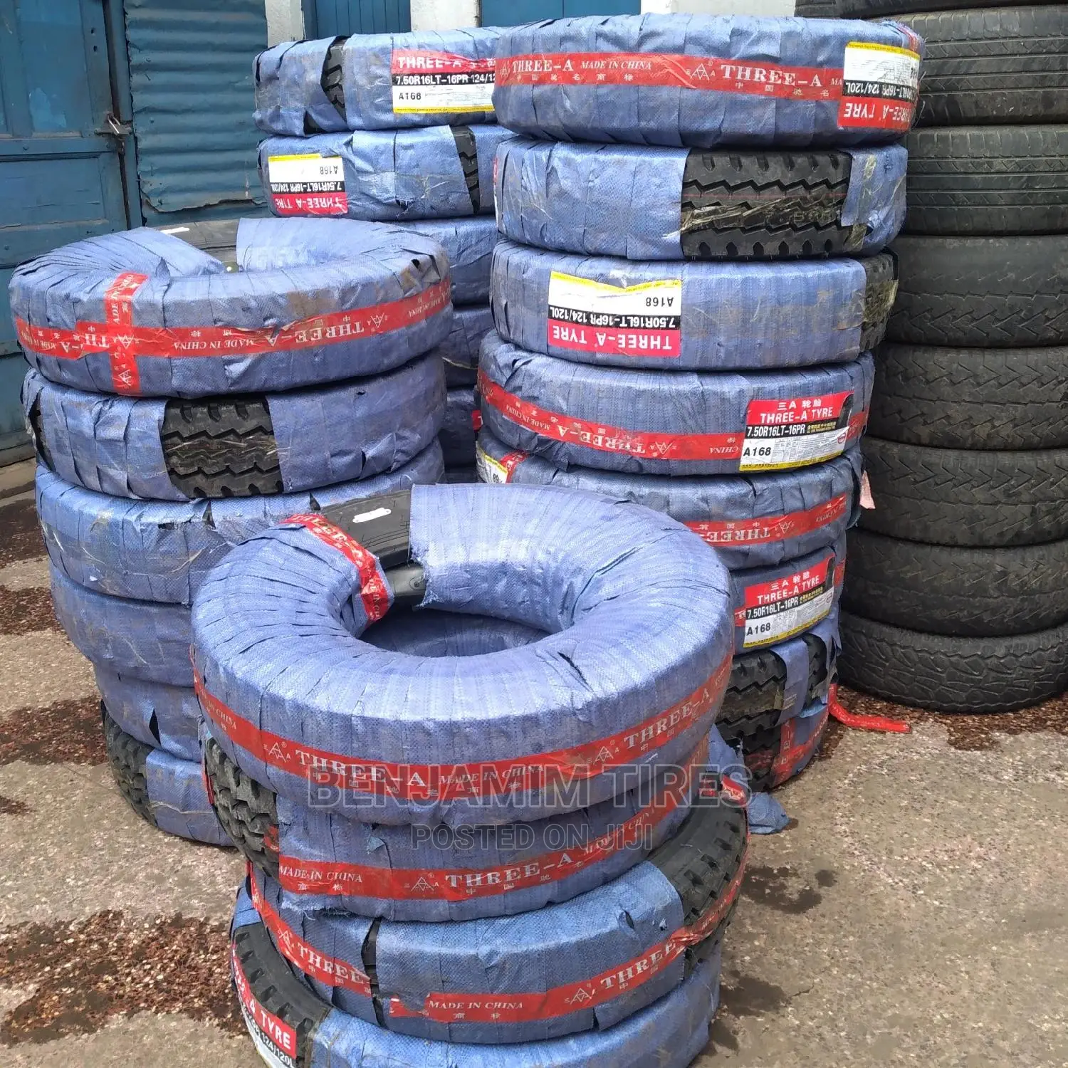 7.50r16lt 16 Ply Tube-Type Three-A Make.