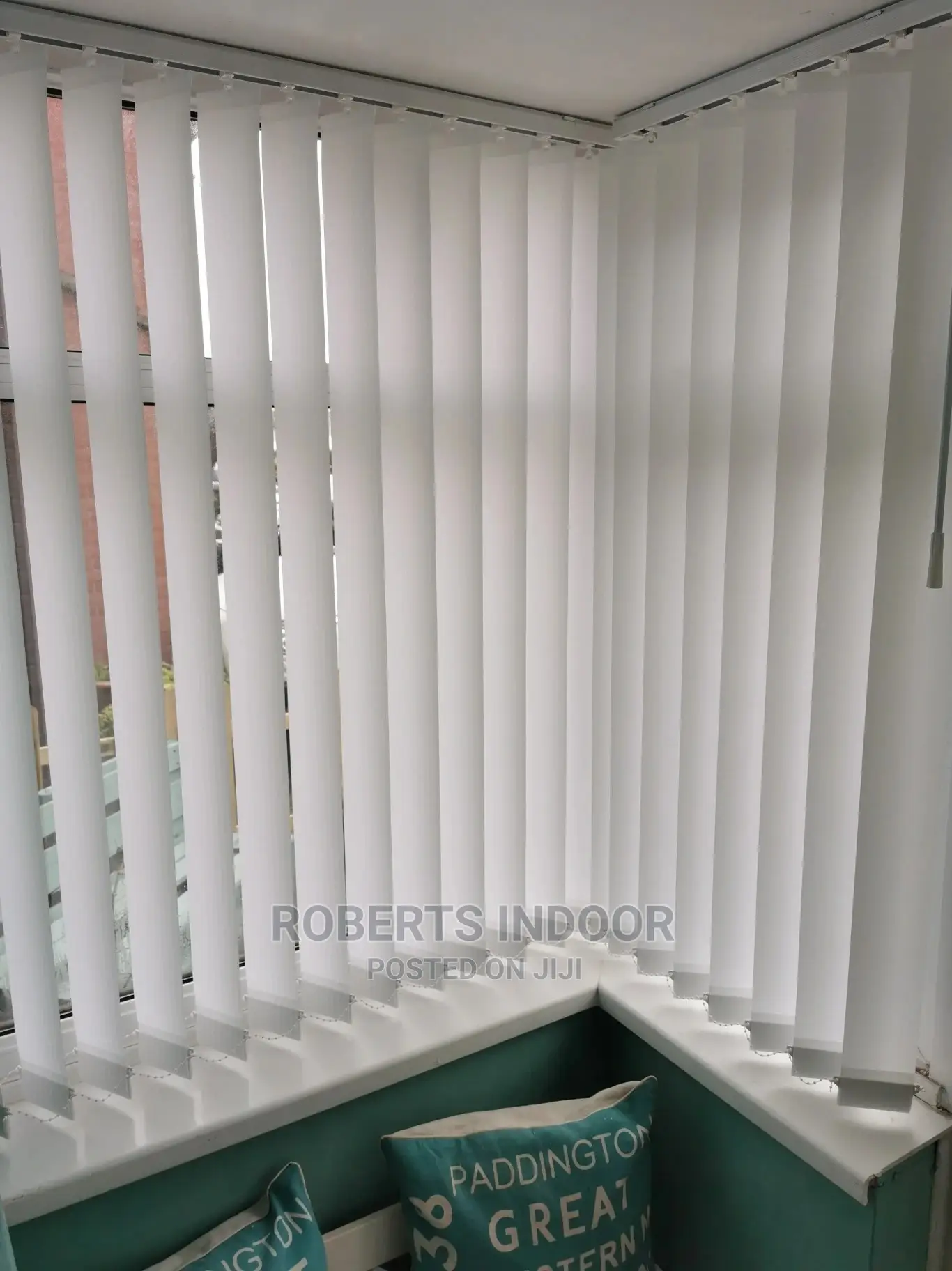 White Vertical Window Blinds