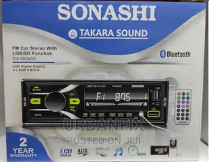 Sonashi Bluetooth Car Radio Stereo With FM, USB, AUX