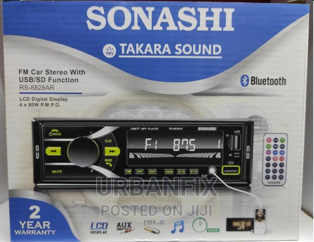 Sonashi Bluetooth Car Radio Stereo With FM, USB, AUX