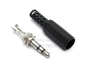 3.5mm Solder Jack | Stereo Solder-On Male Plug Audio Connect