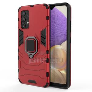 Samsung Galaxy A32 4G Case Cover With Filp - Red - thumbnail 2