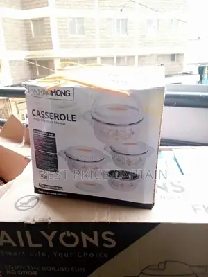 White Casserole Set