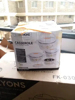Brand New White Casserole (4pcs)