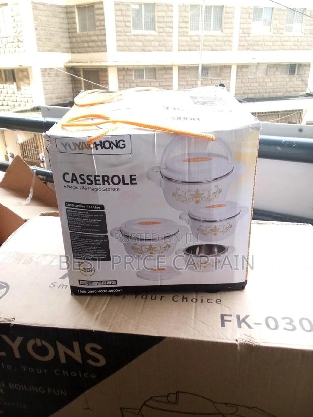 Brand New White Casserole (4pcs) - main view