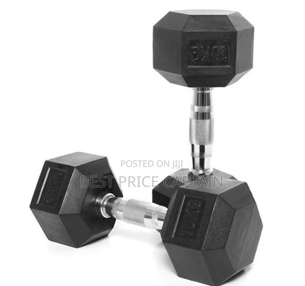 10 Kgs Hexagon Dumbbells
