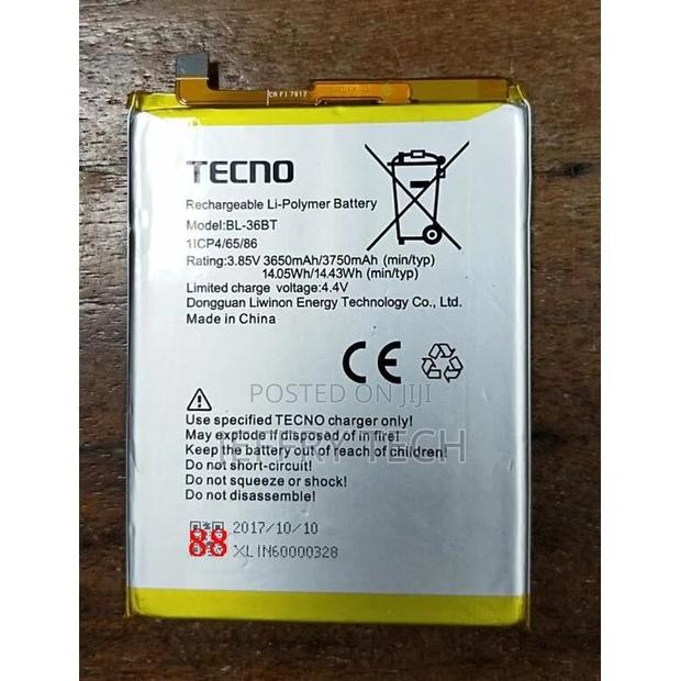 Tecno Camon X Battery Silver - main view