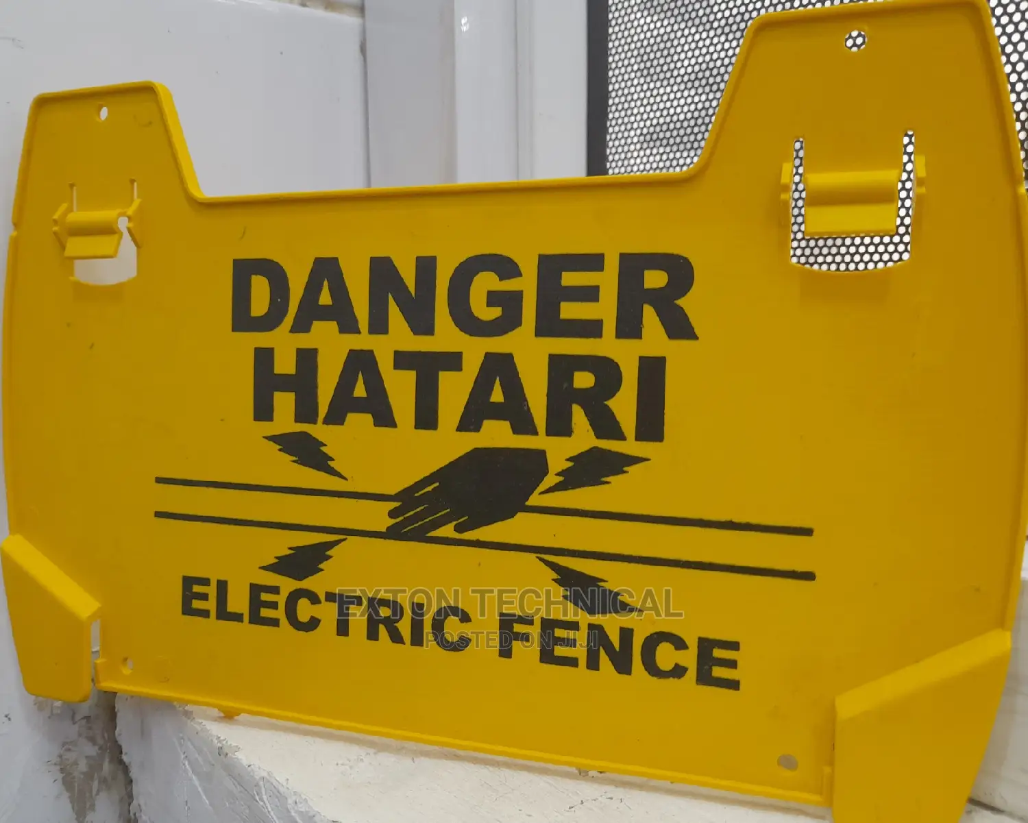 Danger Hatari for Electric Fence