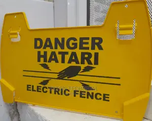Danger Hatari for Electric Fence