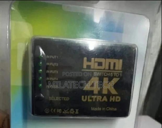 4K Full HD 5 to 1 HDMI Switch - main view