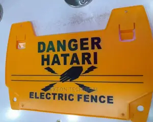 Orange Danger Hatari for Electric Fence