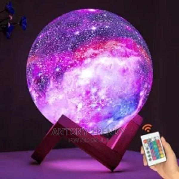 3D Moon Lamp White Noise Night Light Adjusted Speed. - main view