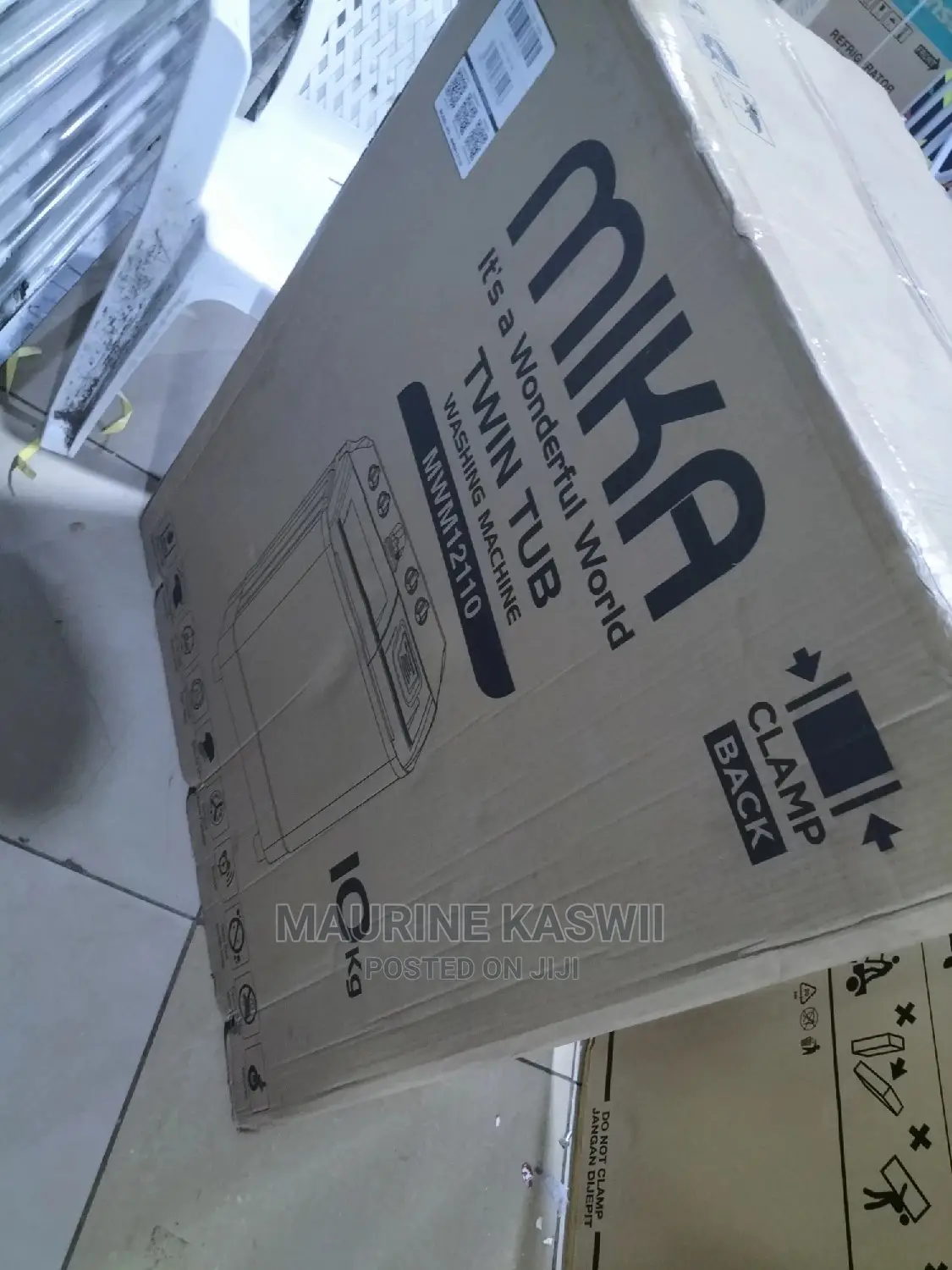 Mika 10kg Semi Automatic Twin Tub Washing Machine