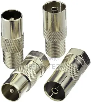 F Female/Male to TV Pal Male/Female RF Coaxial Adapter Conne