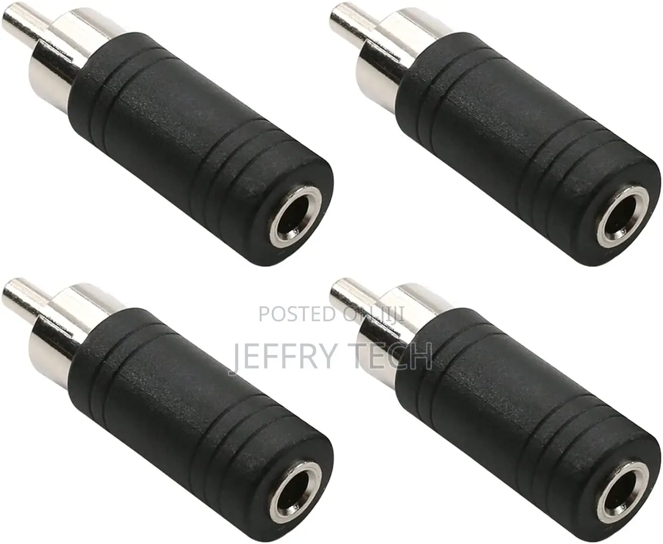 RCA Male to 3.5mm Female Connector Mono Audio Video Adapter
