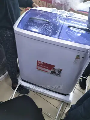 Von VALW-10MLW Twin Tub Washing Machine - White - 10 Kg