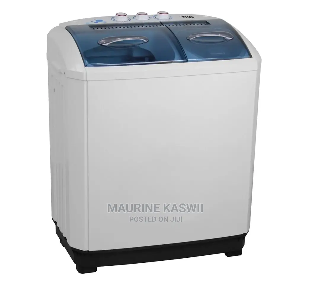 Von VALW-10MLB Twin Tub Washing Machine - White - 10kg