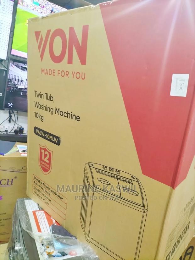 Von Hotpoint Washing Machine Twin Tub 10 Kg Brand New