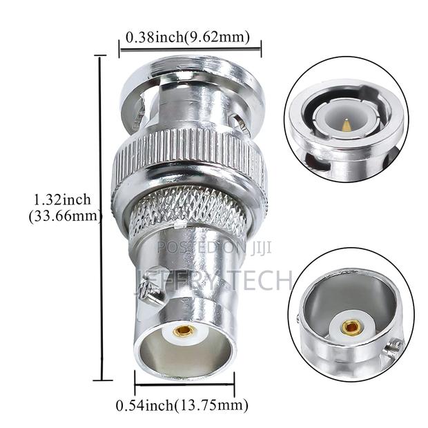 BNC Adapter BNC Male To BNC Female Coax Connector TUOLNK BNC