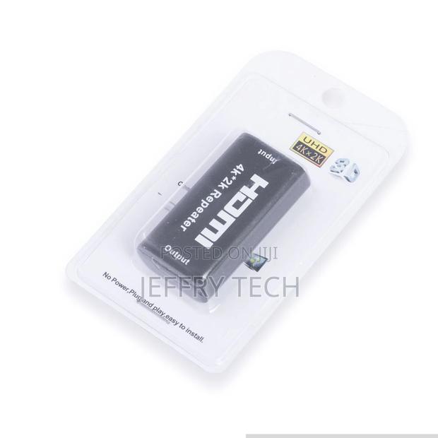 HDMI Extender Adapter Up to 15 Meter From Two Sides - Black - thumbnail 2