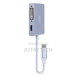 2B (Cv146) Type C Male to VGA - HDMI - Dvi - Usb3