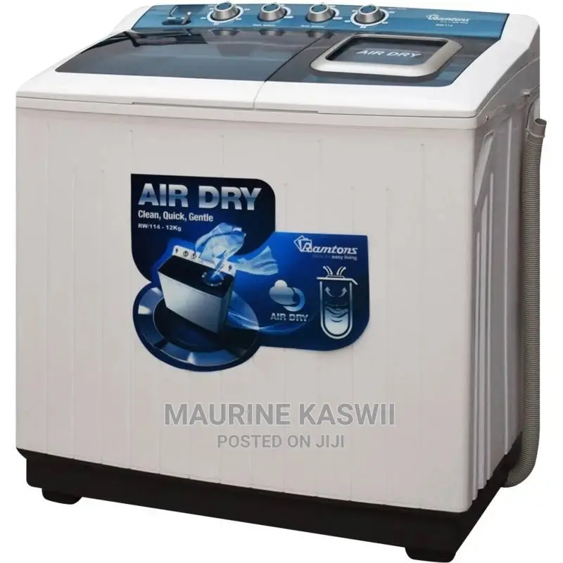 Ramtons Twin Tub Top Loader Washing Machine 14kg/7kg RW/114