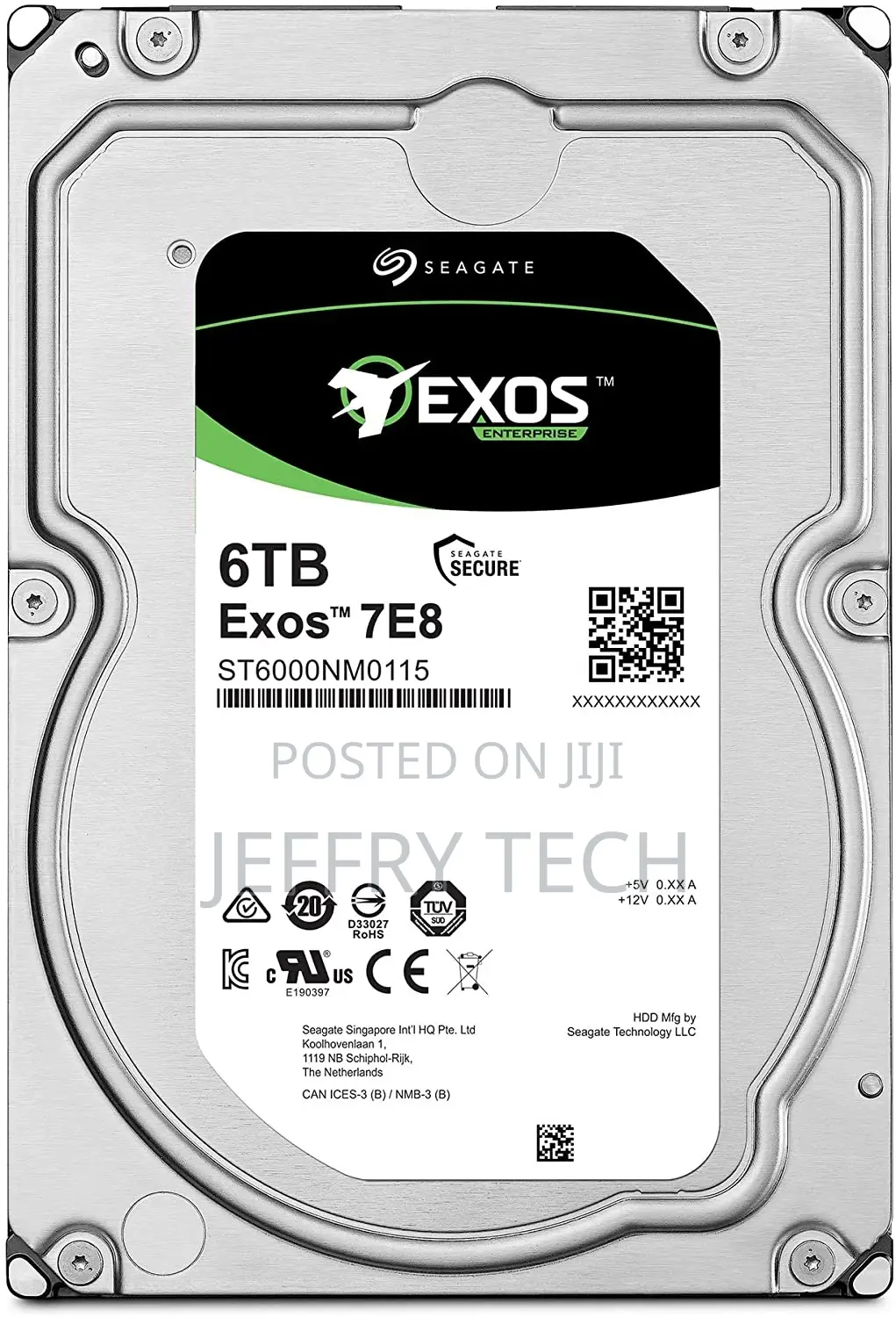 Seagate Exos 6TB Internal Hard Drive Enterprise HDD – 3.