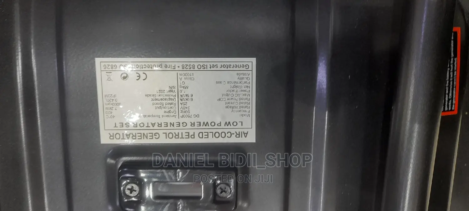 Dayliff 6.5kva Petrol Generator DG7500P