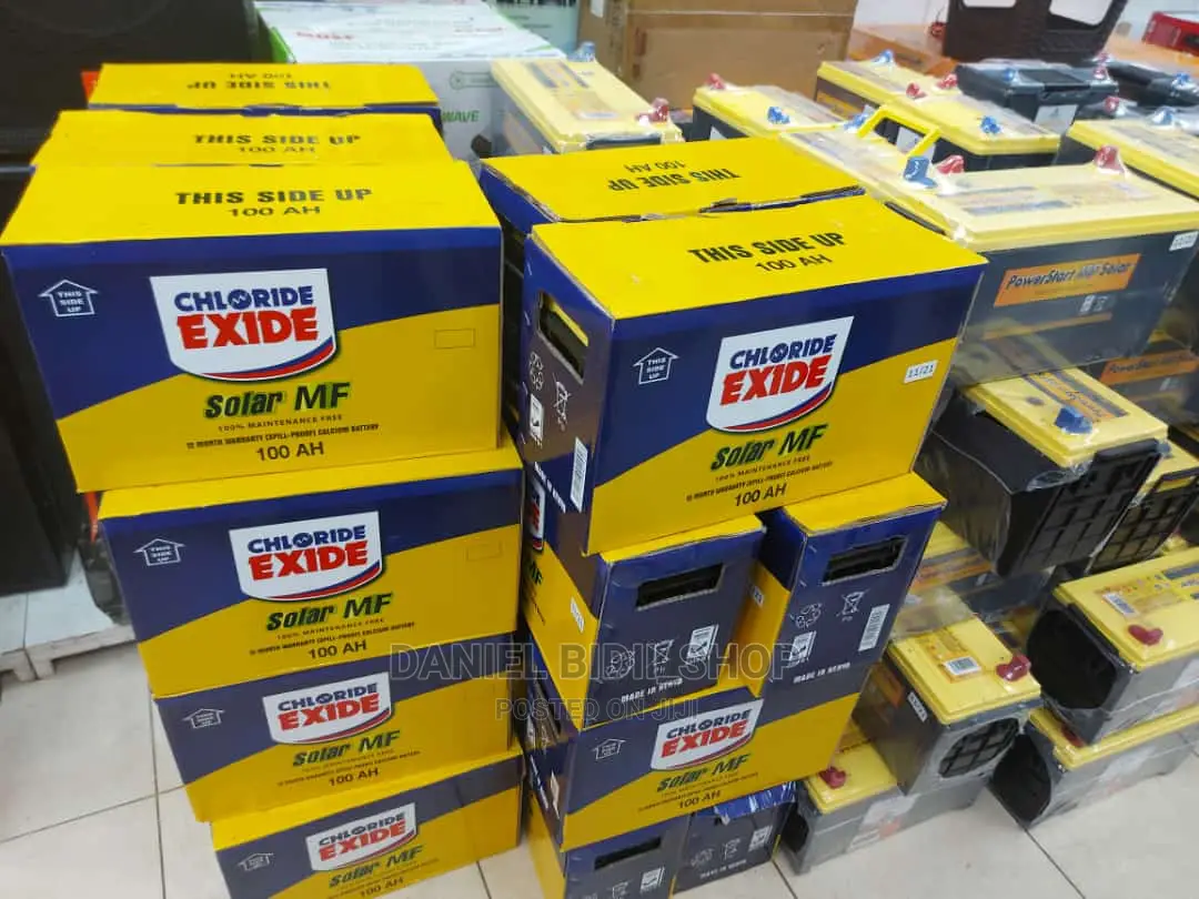 Chloride Exide Solar MF 100ah Battery
