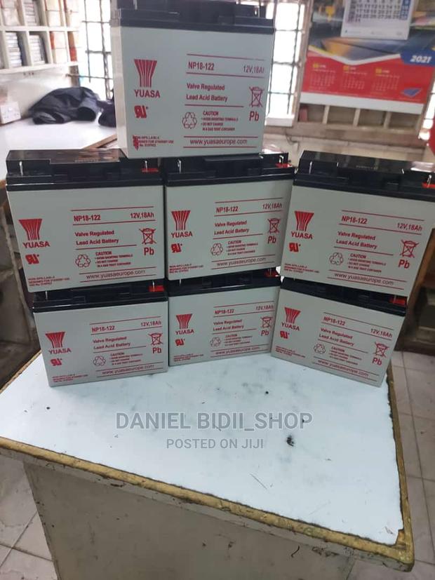 Yuasa 12v 18ah Valve Regulated MF Battery