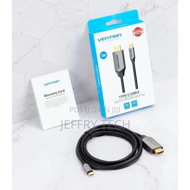 Vention USB C to HDMI Cable, USB 3.1 Type C Thunderbolt 3 To