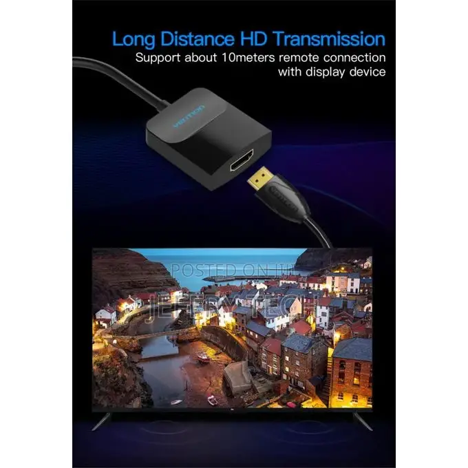 Vention Displayport (DP) to HDMI Converter 0.15M