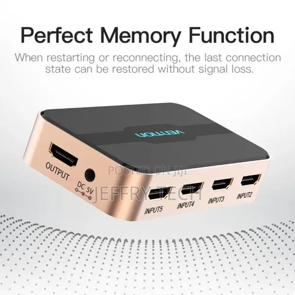 Vention HDMI Switch 5 in 1 Out – VEN-ACDG0