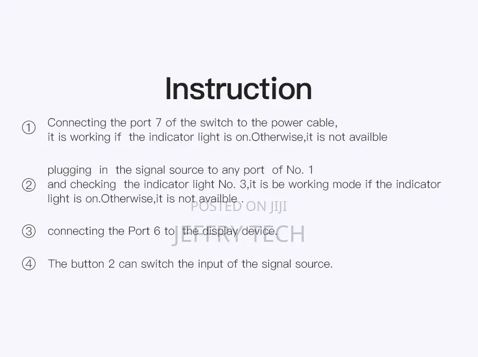 Vention HDMI Switch 5 in 1 Out – VEN-ACDG0
