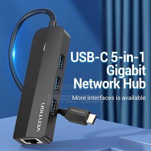 Vention 5-in-1 Usb-C Hub Mix Gigabit Ethernet Adapter - thumbnail 2