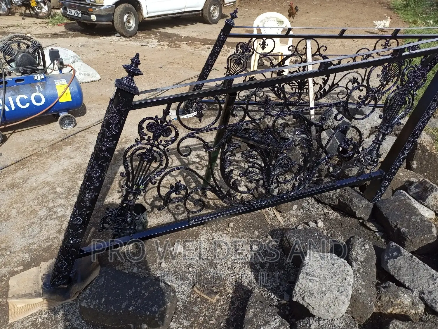 Wrought Iron Balcony/Stairs