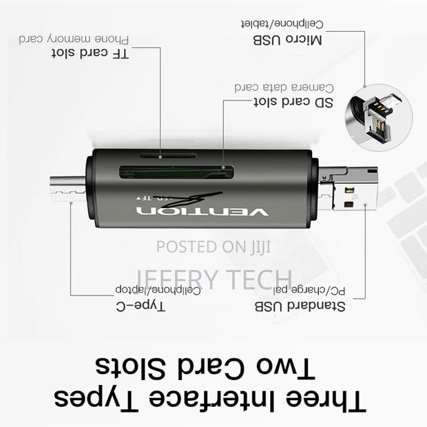 Vention Usb 3.0 + Type C + Micro Usb Multi Card Reader - thumbnail 6