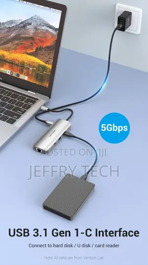 Vention Multi-Function USB-C 9-In-1 Docking Station