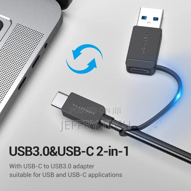 Vention 4-Port Usb 3.0 Hub With Type C Usb 3.0 2-In-1 Inte - thumbnail 3