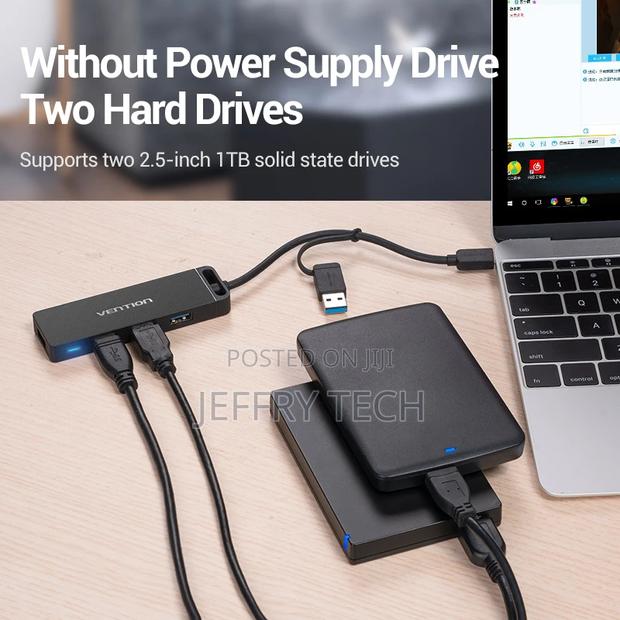 Vention 4-Port Usb 3.0 Hub With Type C Usb 3.0 2-In-1 Inte - thumbnail 5