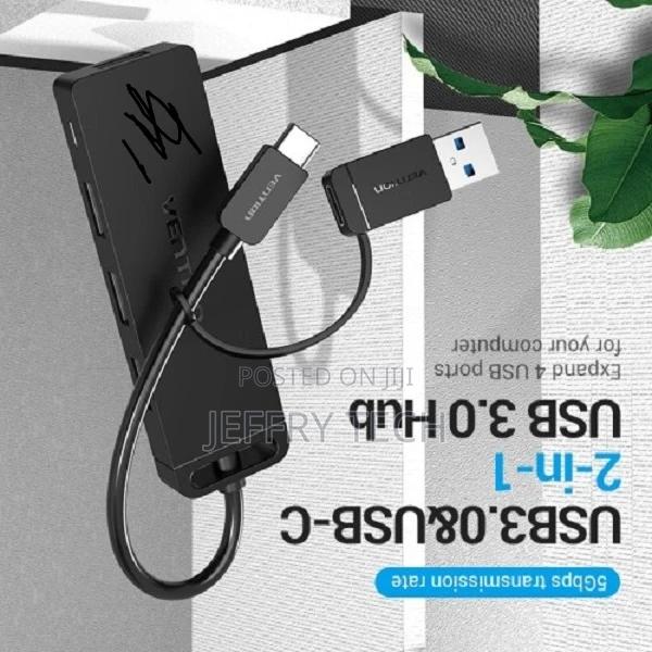 Vention 4-Port Usb 3.0 Hub With Type C Usb 3.0 2-In-1 Inte - thumbnail 2