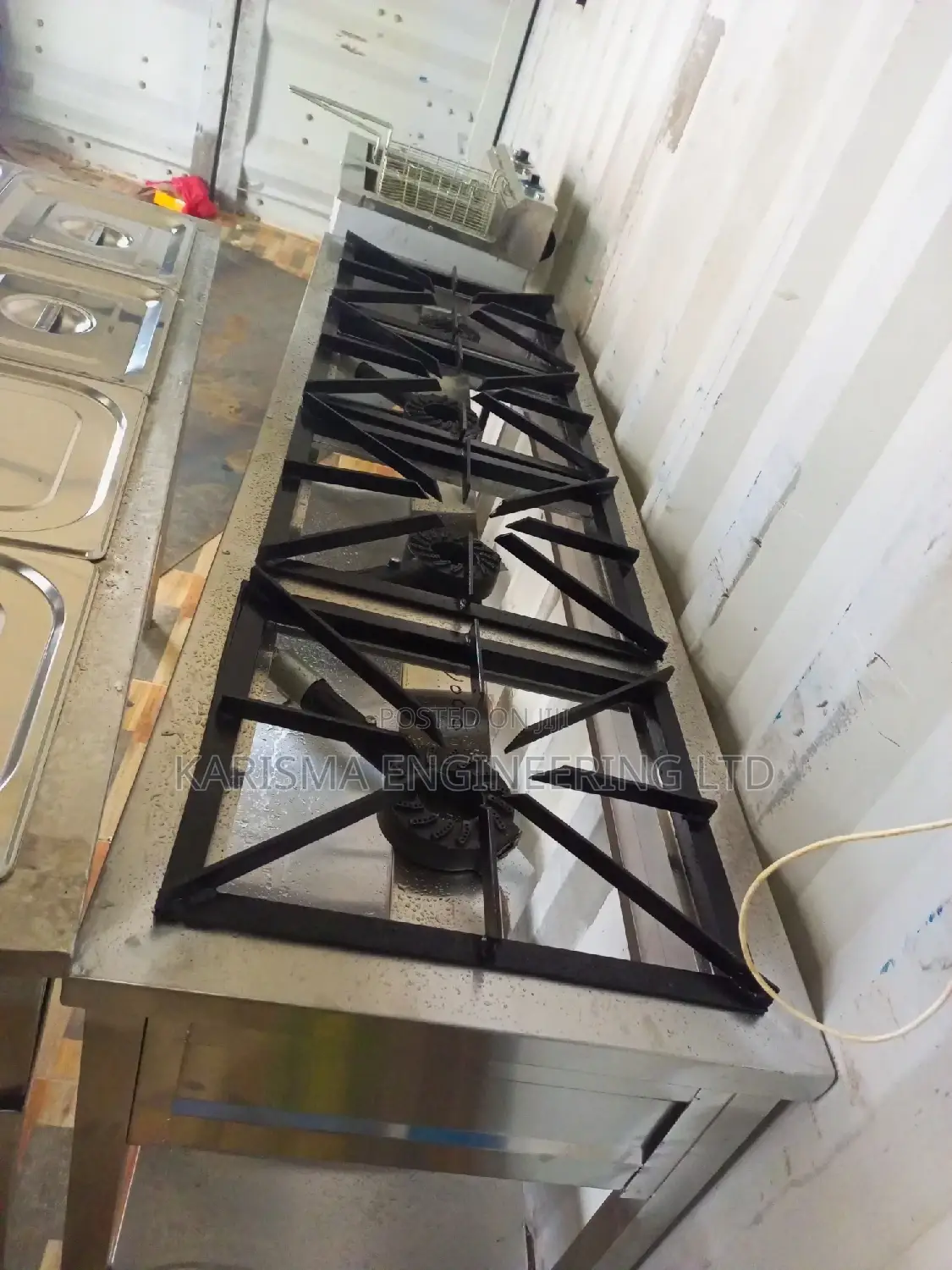 Commercial 4 Burner Gas Cooker